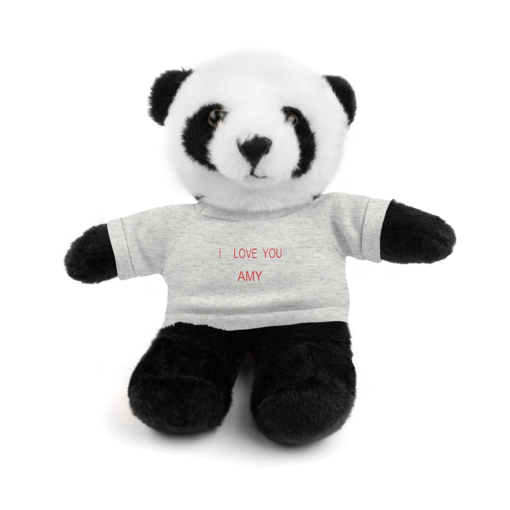 I LOVE YOU AMY Stuffed Animals with Tee