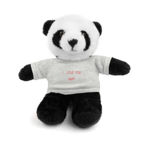 I LOVE YOU AMY Stuffed Animals with Tee