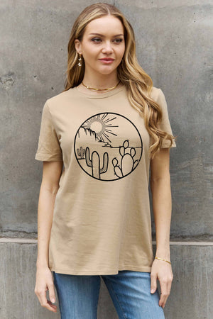 Simply Love Full Size Desert Graphic Cotton Tee