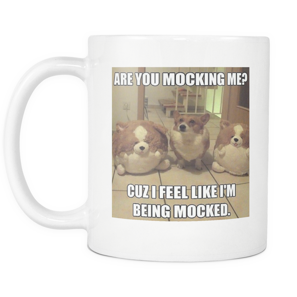 Cute fat dog meme 11 ounce funny coffee mug