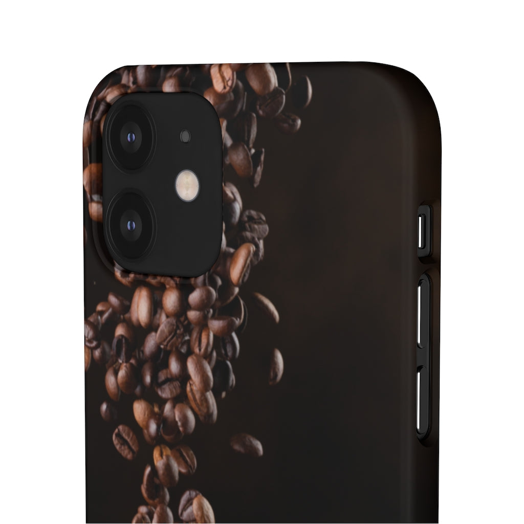 Coffee bean iphone Snap Cases