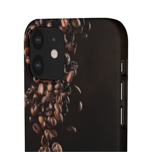 Coffee bean iphone Snap Cases