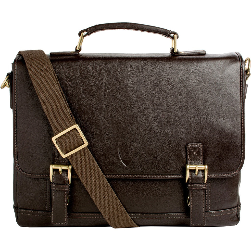 Hunter 15" Laptop Compatible Leather Briefcase