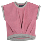 Pink French Terry Sweat Top