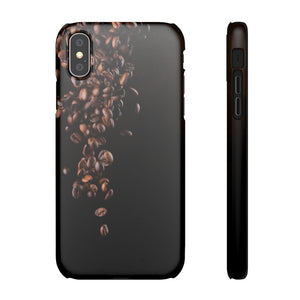 Coffee bean iphone Snap Cases