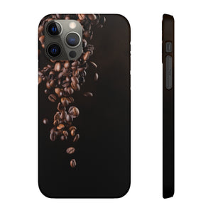 Coffee bean iphone Snap Cases
