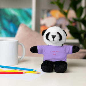 I LOVE YOU AMY Stuffed Animals with Tee