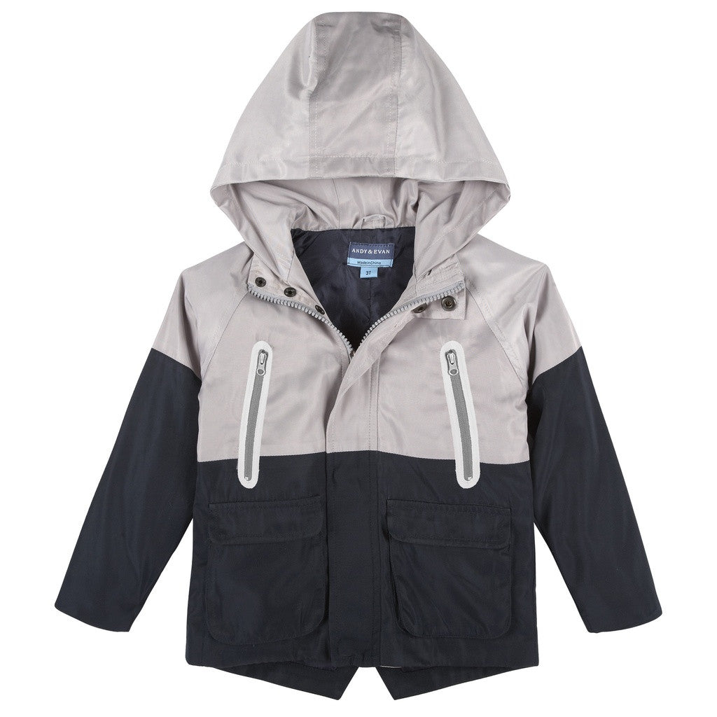 Colorblocked Waterproof Parka