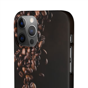 Coffee bean iphone Snap Cases