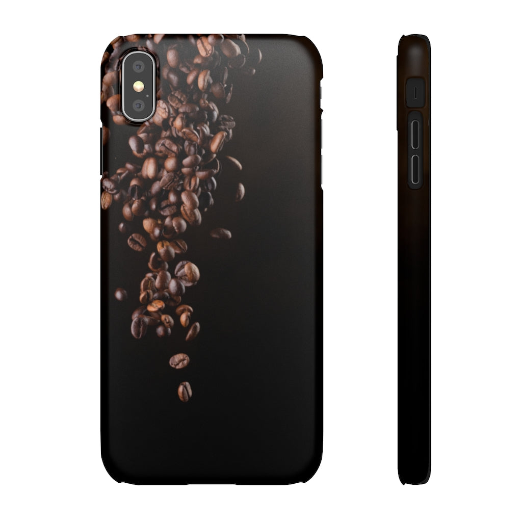 Coffee bean iphone Snap Cases