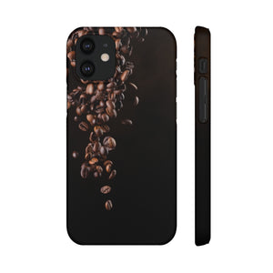 Coffee bean iphone Snap Cases
