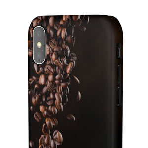 Coffee bean iphone Snap Cases