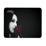 Sexy Gothic Woman with roses mousepad