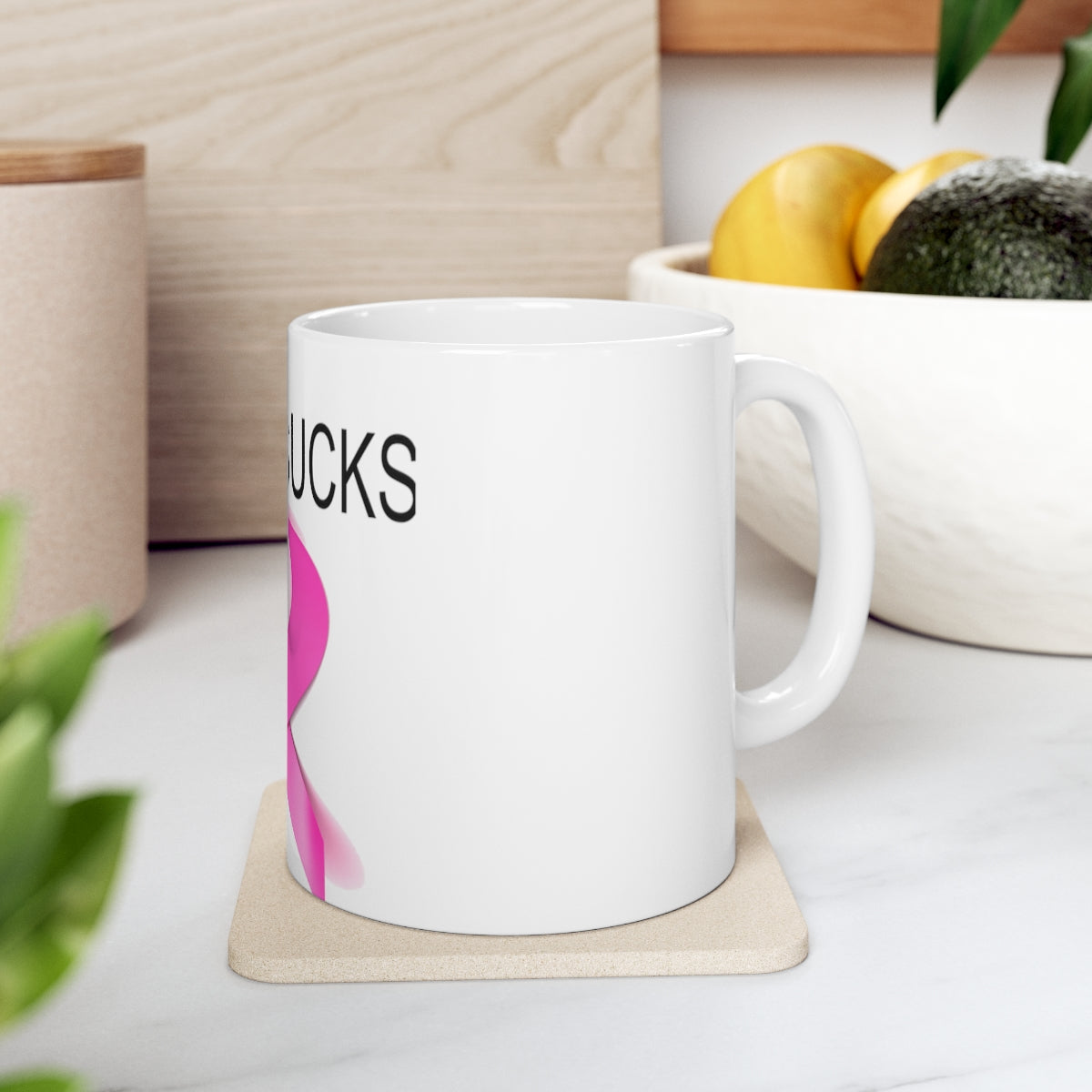 Cancer sucks Ceramic Mug 11oz