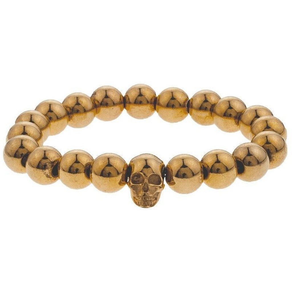 Mister Annum Plus Bead Bracelet - Steel