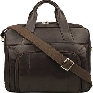 Hidesign Aldous Ziptop 15" Laptop Compatible Leather Work Bag
