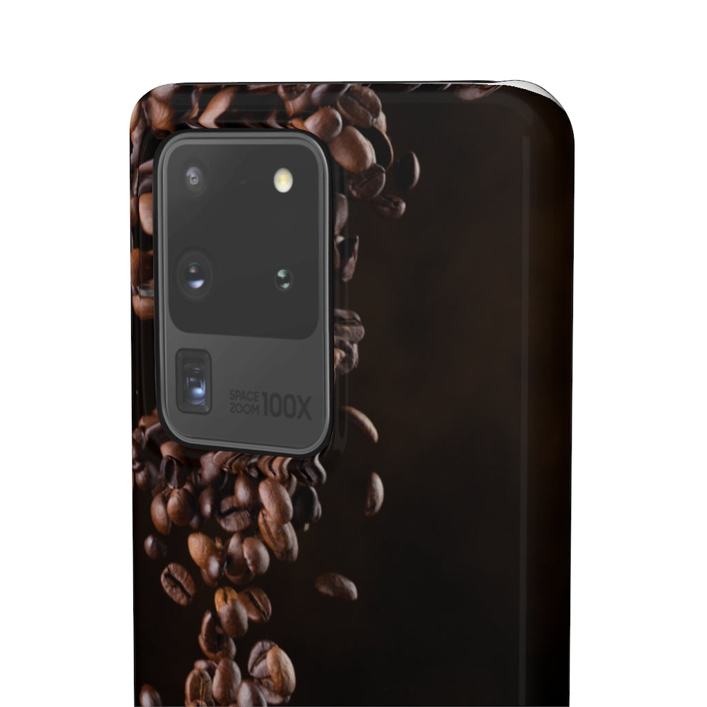 Coffee bean iphone Snap Cases