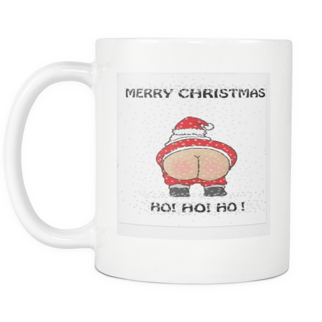 Merry Christmas Santa Buns funny 11 ounce coffee mug