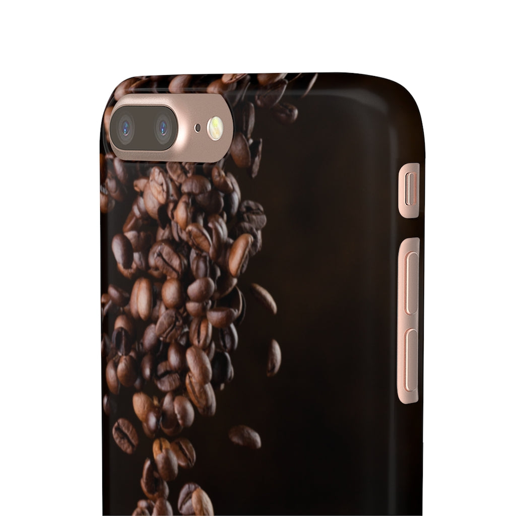 Coffee bean iphone Snap Cases