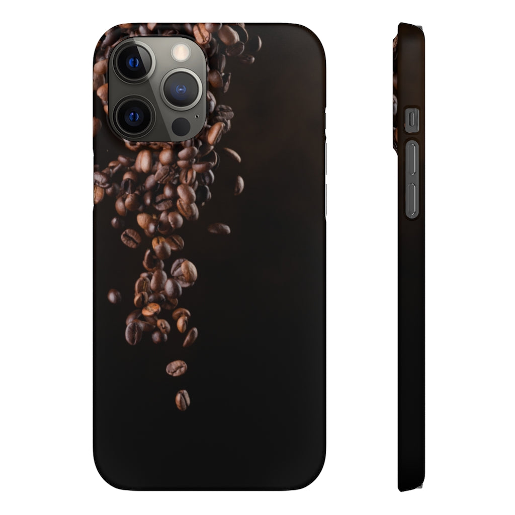 Coffee bean iphone Snap Cases
