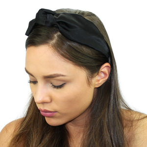 Floral Silk Top Knot Headband