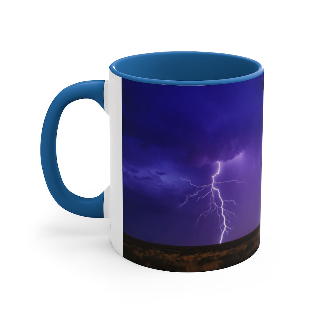Lightning in nature Accent Coffee Mug, 11oz