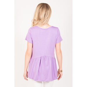 Ruffled Babydoll Tee