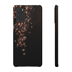 Coffee bean iphone Snap Cases