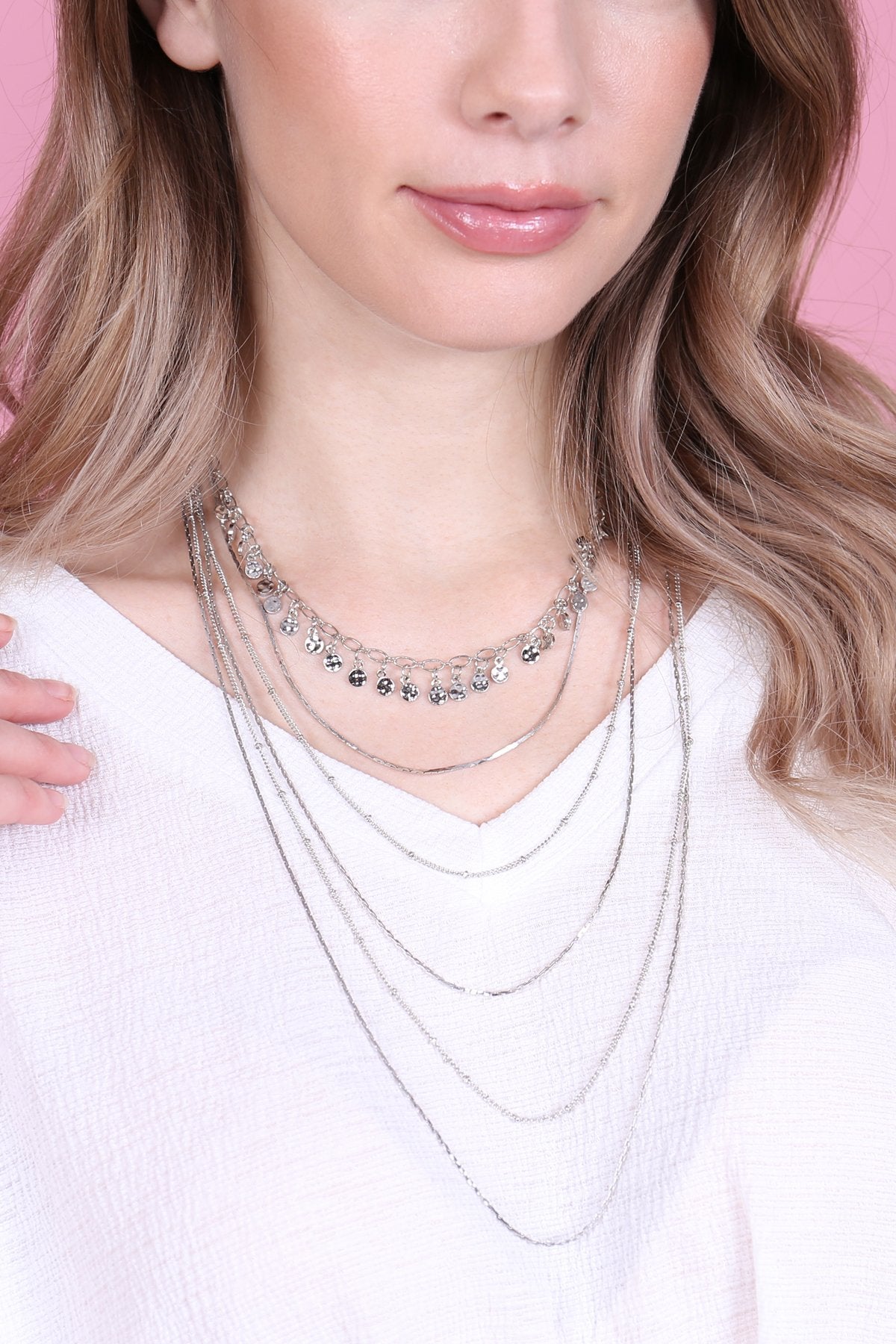 Hdn2640 - Delicate Layer Necklaces