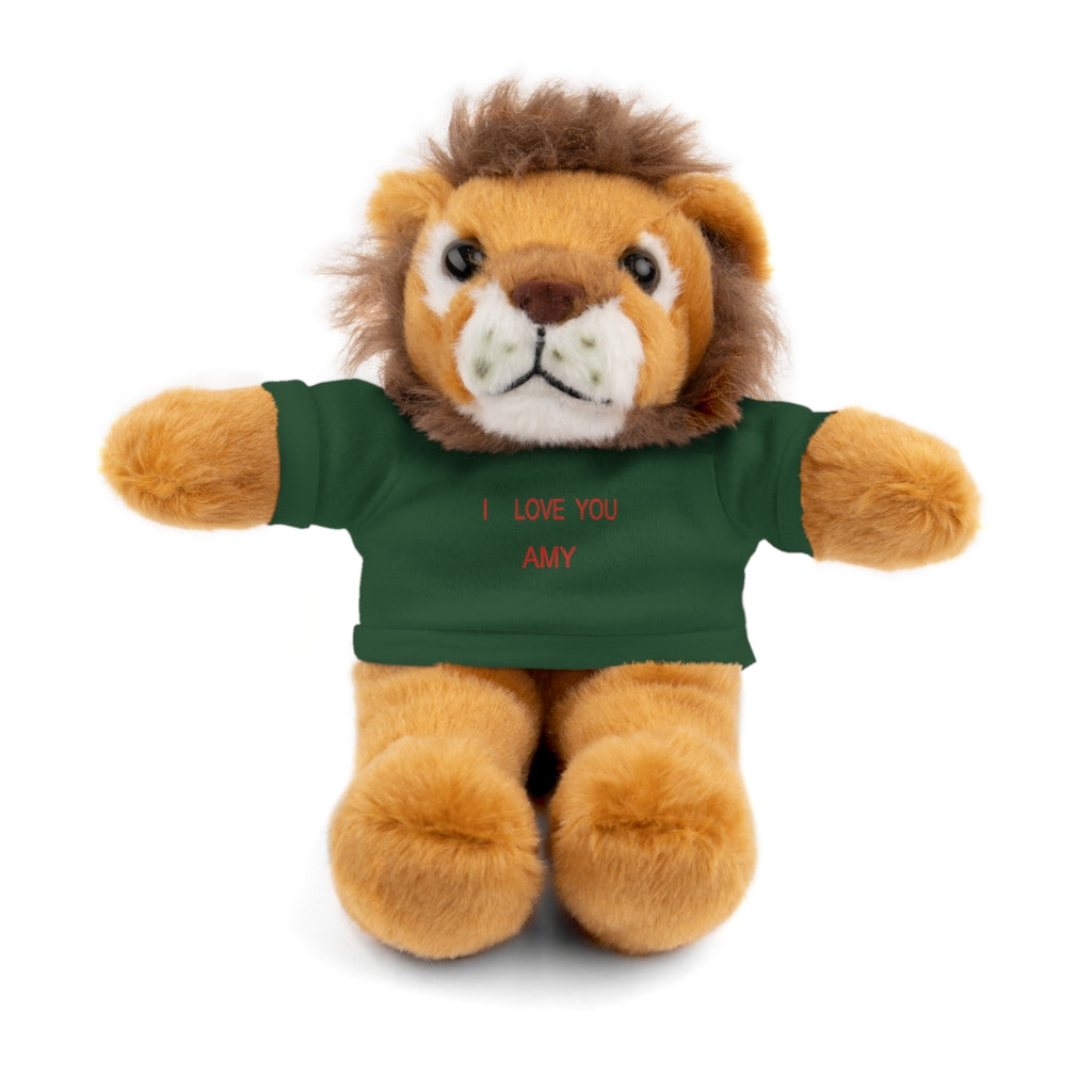 I LOVE YOU AMY Stuffed Animals with Tee