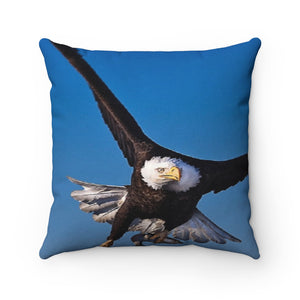 Eagle Wings Spun Polyester Square Pillow