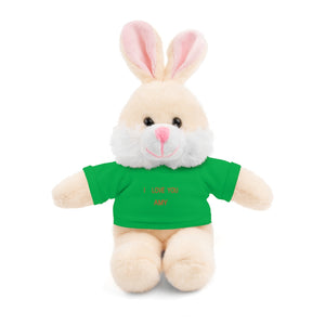 I LOVE YOU AMY Stuffed Animals with Tee