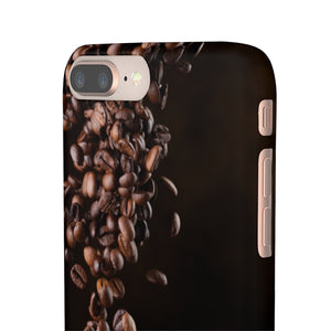 Coffee bean iphone Snap Cases