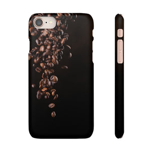 Coffee bean iphone Snap Cases