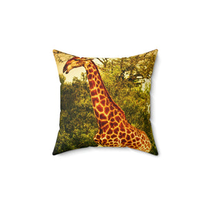 Wildlife Spun Polyester Square Pillow