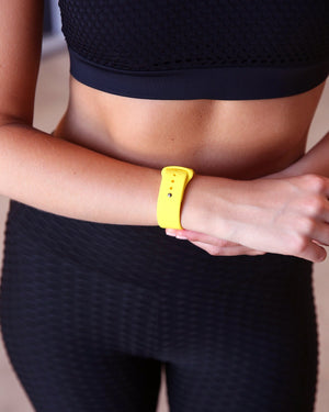 Silicon Apple Watch Band - Bright Yellow