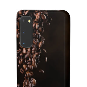 Coffee bean iphone Snap Cases