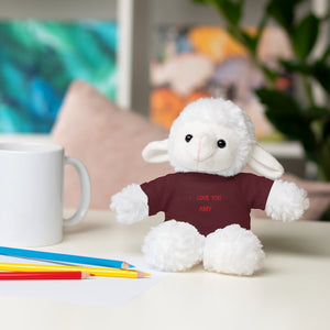 I LOVE YOU AMY Stuffed Animals with Tee