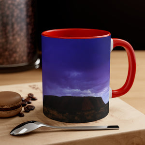 Lightning in nature Accent Coffee Mug, 11oz