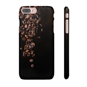 Coffee bean iphone Snap Cases