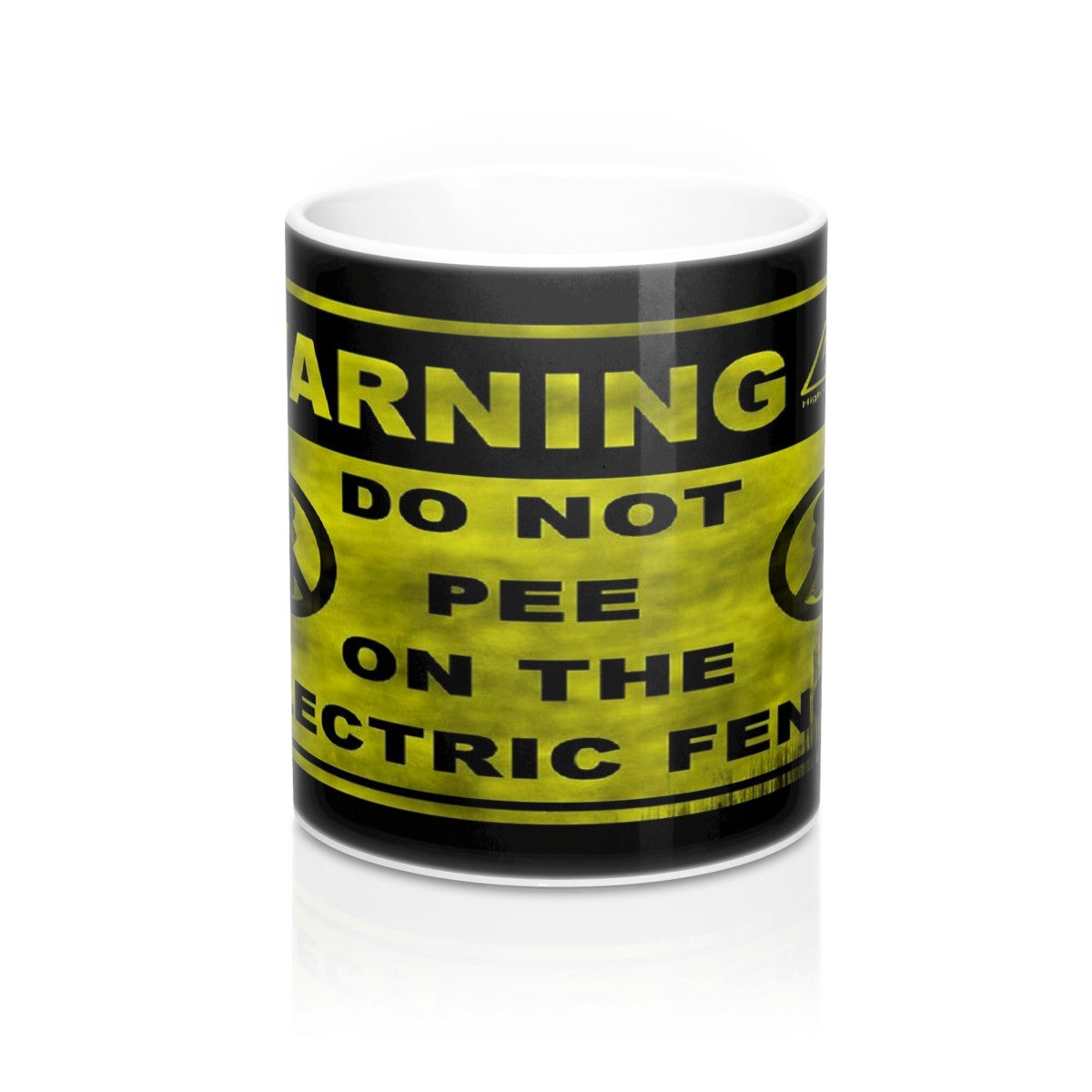 Funny do not pee on fence meme  Mug 11oz