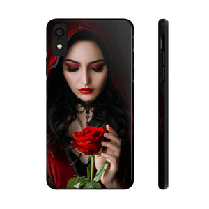 Mystical beautiful woman with rose Case Mate Tough Phone Cases