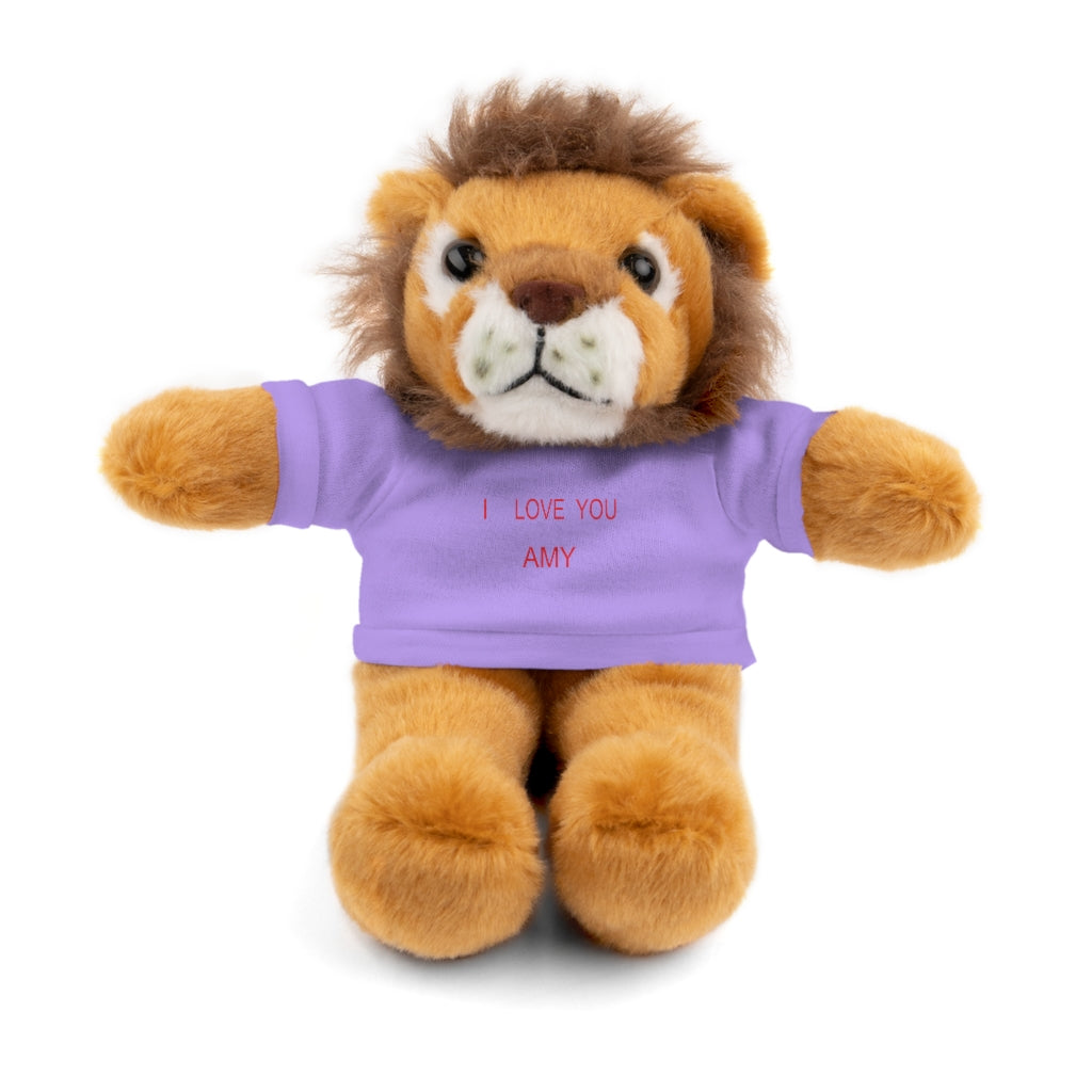 I LOVE YOU AMY Stuffed Animals with Tee