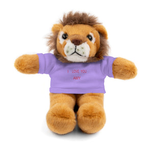 I LOVE YOU AMY Stuffed Animals with Tee