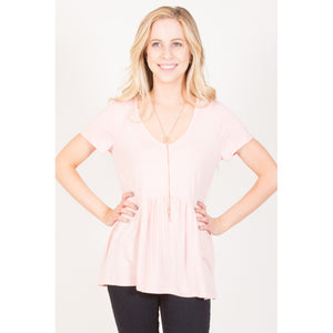 Ruffled Babydoll Tee