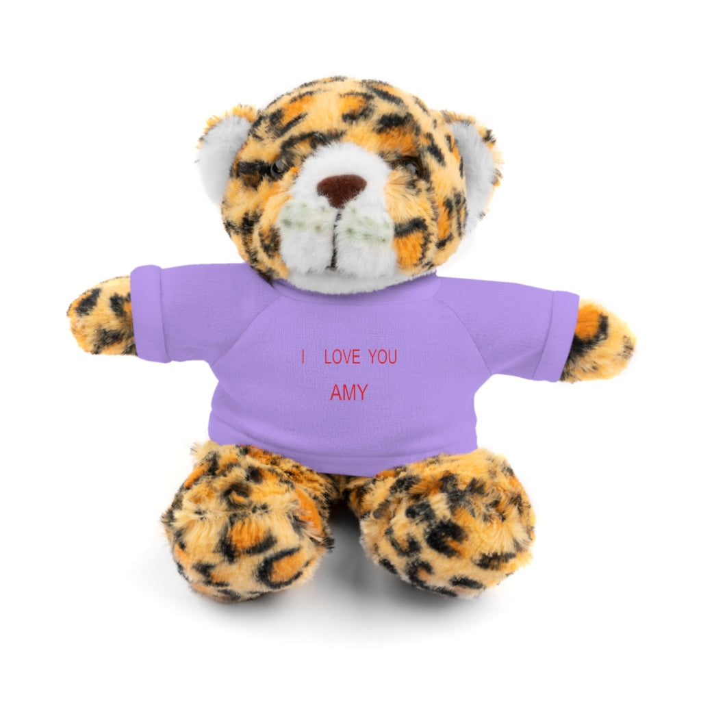 I LOVE YOU AMY Stuffed Animals with Tee