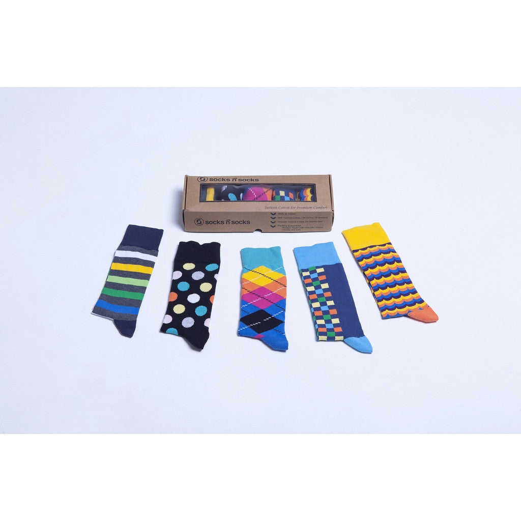 Men's 5-Pair Fun Mix Socks