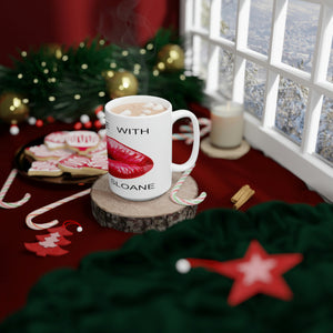 Party time with White Ceramic Mug by Cameron Sloane
