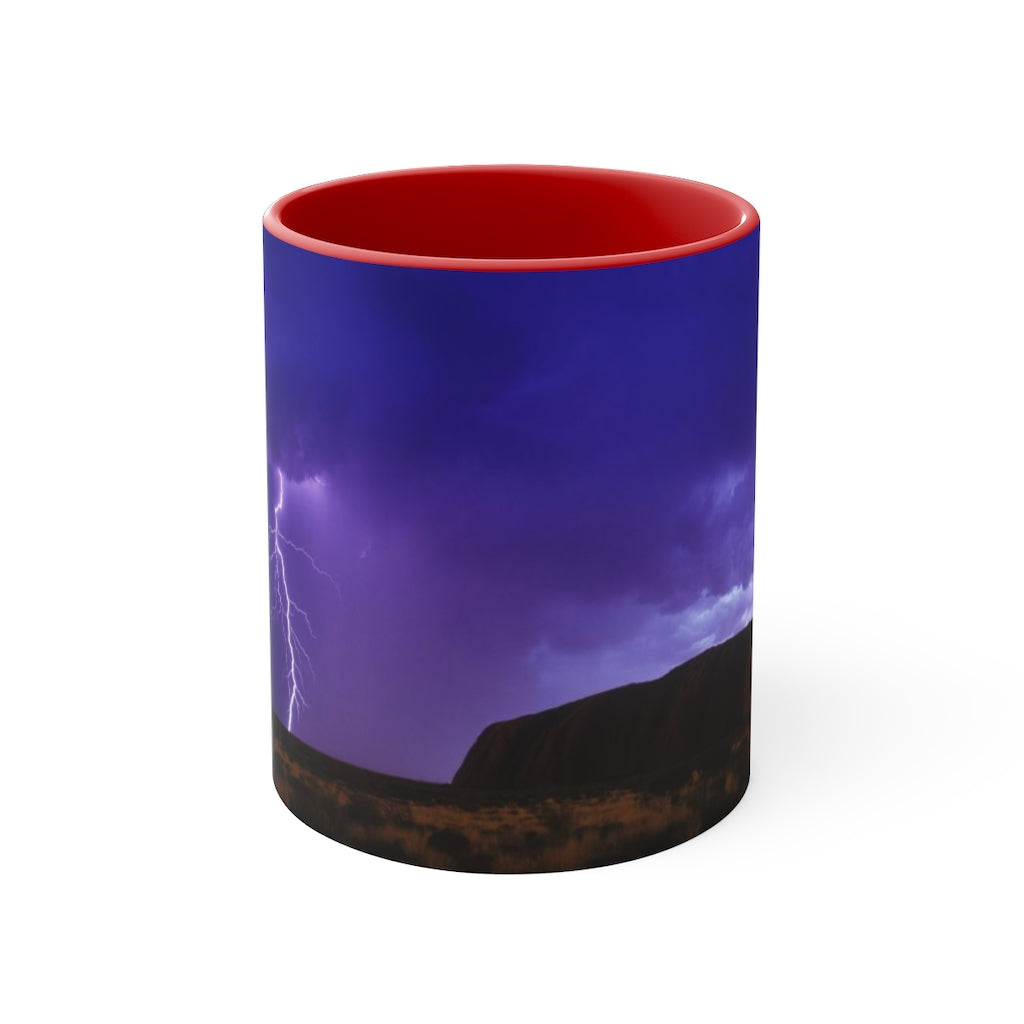 Lightning in nature Accent Coffee Mug, 11oz