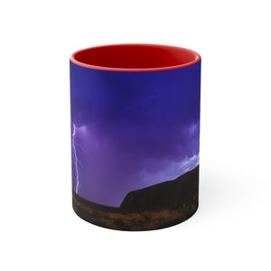 Lightning in nature Accent Coffee Mug, 11oz